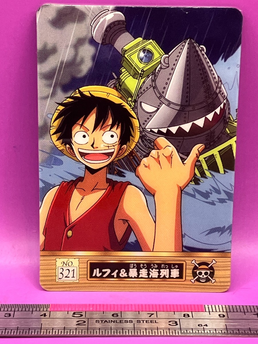 Monkey D. Luffy 321 One Piece King of Pirates Gummy Card 2005