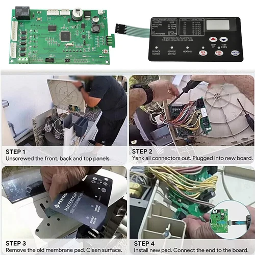 42002-0007S 461105 Control Board Kit W/ Switch Pad For Pentair MasterTemp NA/LP - Picture 2 of 14