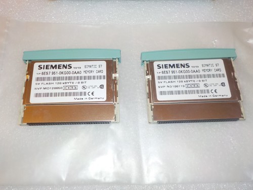 Siemens Simatic S7 6ES7951-0KG00-0AA0, 6ES79520AF000AA0, 128kByte Memory Cards - Picture 3 of 12