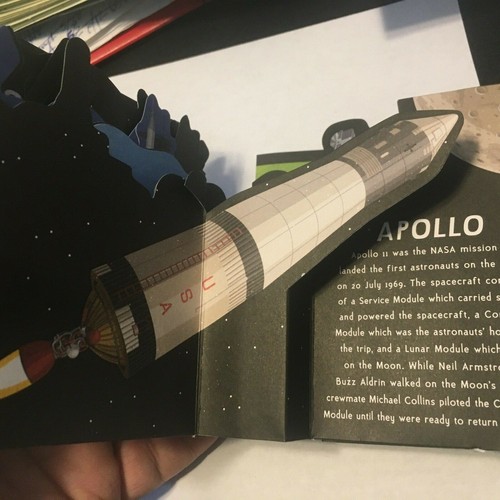 SPACE EXPLORATION A THREE DIMENSIONAL EXPANDING POCKET GUIDE, Pop Up, VG+ - Foto 7 di 8