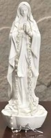 8 White Madonna Rosary Holder, New, Free Shipping on sale 8 White Madonna Rosary Holder, New, Free Shipping on sale