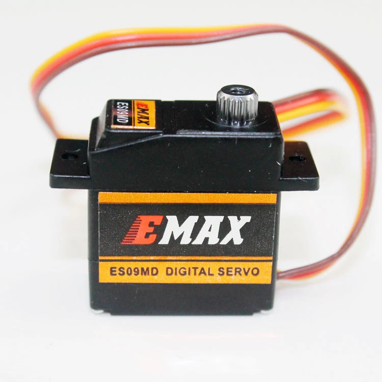 4Pcs EMAX ES09MD Dual-bearing Metal Gear Digital Servo For RC Helicopter Plane - Image 3 of 4