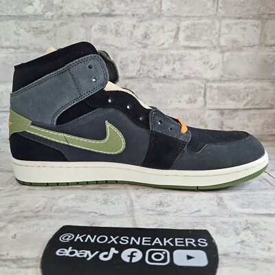 Nike Air Jordan 1 Mid SE Craft Halloween FD6817-003 Men's Size 9.5