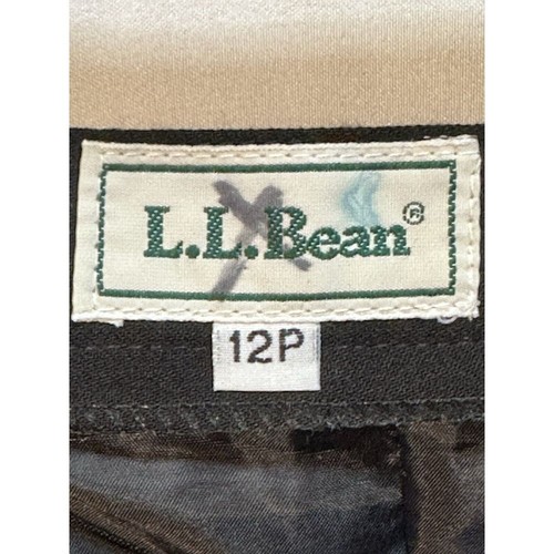 Vintage LL BEAN Women's SIZE 12P Classic Long Black Skirt Witchycore Whimsygoth - Picture 2 of 4