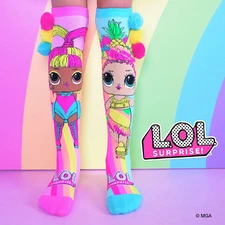 Madmia Kids & Adults L.O.L Surprise Chica & Glow Socks