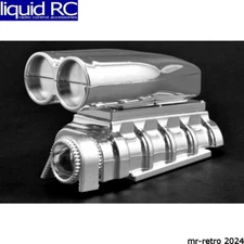 RPM R/C Products 73543 Chrome Shotgun Style Mock Intake & Blower