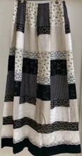 Rare Vintage Lace Quilted Skirt. Circa 1950  s