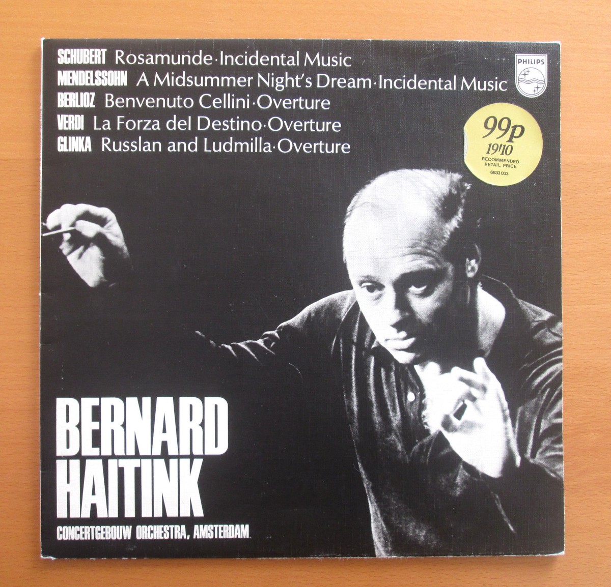 Philips 6833 033 Bernard Haitink Schubert Mendelssohn