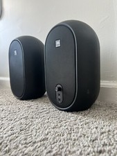 JBL One Series 104 Compact Powered Desktop Reference Monitors - Black