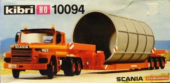 KIBRI 1:87 #10094 - Scania - Scheuerle Heavy Transport trailer with load - KIT - Immagine 2 di 2