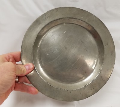 Early Antique English Pewter Plate London Hallmarks | eBay