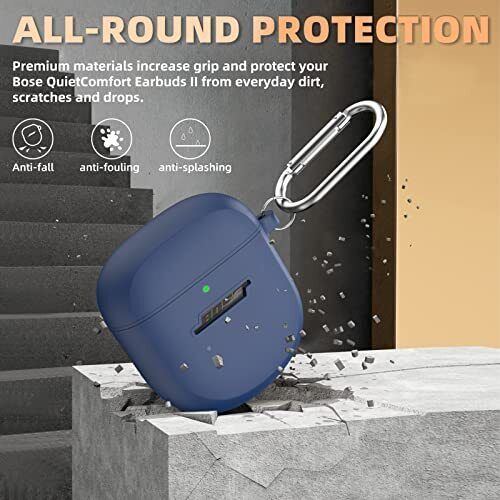 Bose Quietcomfort Earbuds Ii Case2022 Silicone Protective Skin Cover For New B - Picture 4 of 7