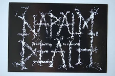 Napalm Death Sticker Vinyl Decal 5" X 3.5" Metal Cryptopsy Death Slayer (344)