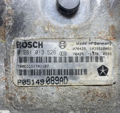 2007 Jeep Grand Cherokee CRD 3.0 Diesel Engine Control Unit