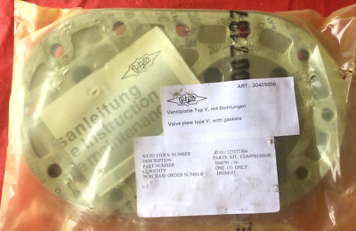 BITZER 30405006 Valve Plate Type V with Gaskets