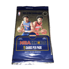 2023-24 Panini Nba Hoops-Pack-5 Cards-Factory Sealed-Free Shipping-