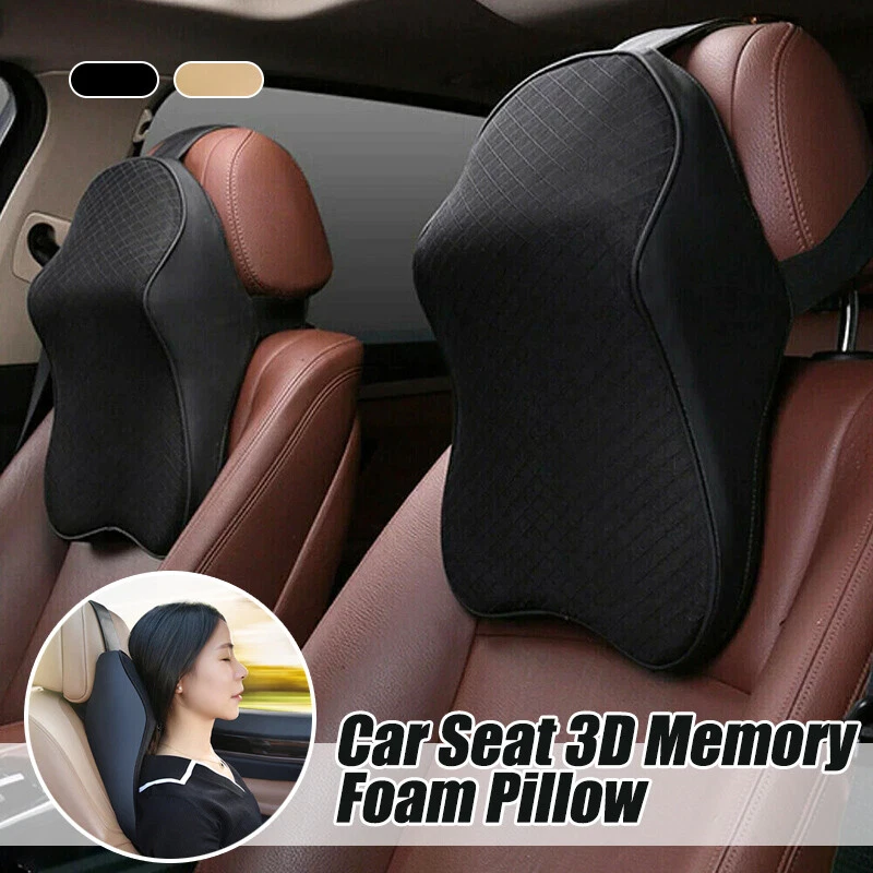 1pcs Car Seat Headrest Memory Foam Pillow Auto Neck Rest Support Cushion  Pad