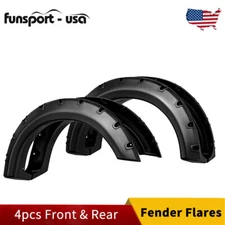 Fender Flares for 04 05 06 07 08 Ford F-150 F150 Pocket Rivet Smooth Style 4×