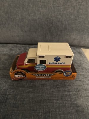 Ambulance Emergency Vehicle With Lights And Sounds. Battat Micro Series