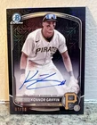2025 BLACK REFRACTOR MOJO KONNOR GRIFFIN BOWMAN CHROME PROSPECT AUTO 1/10!!!!!!!