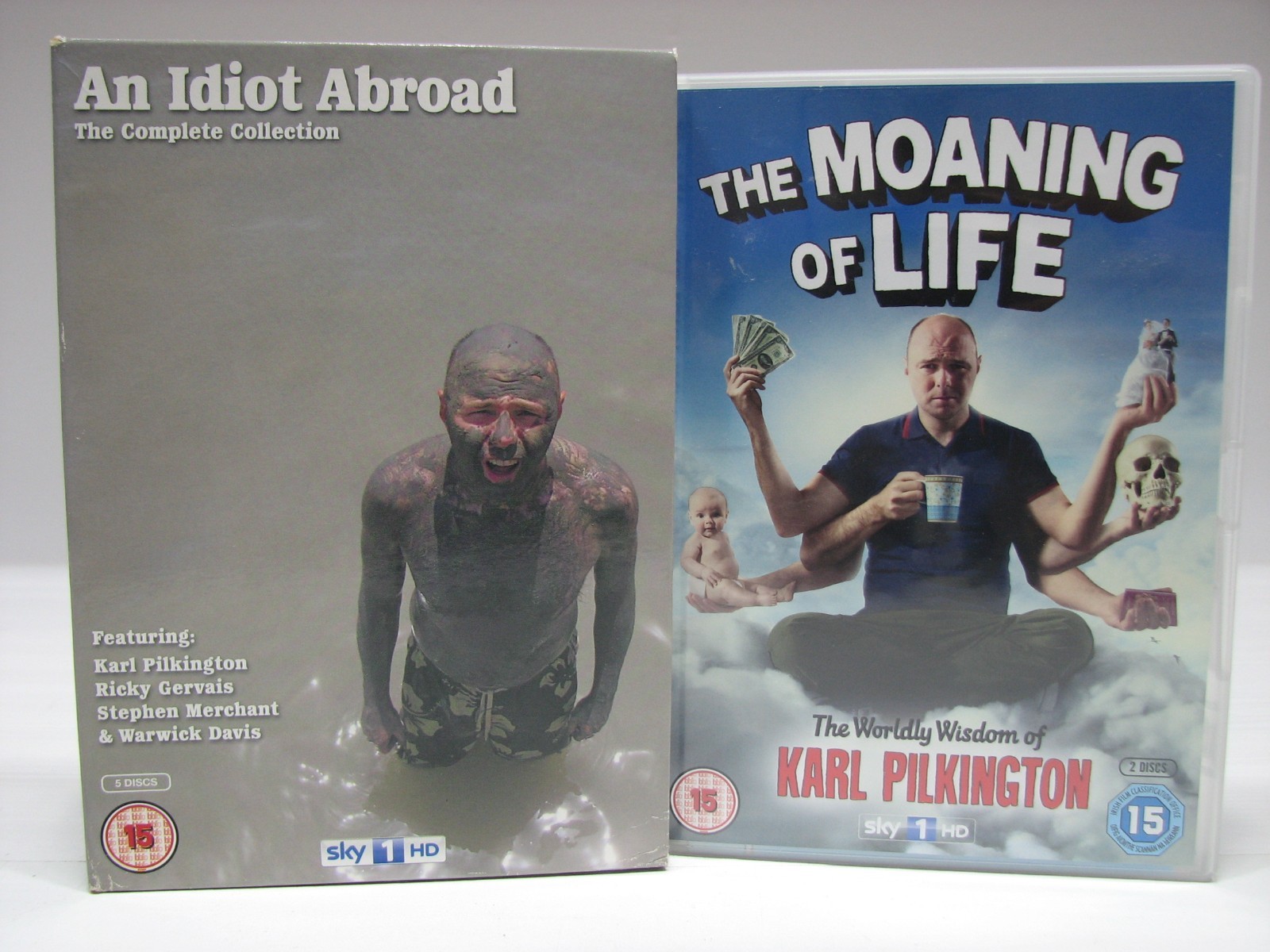 An Idiot Abroad - Series 1-3 + The Moaning Of Life (DVD) REGION 2