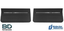 Gm Black Vinyl Front Door Panels 1966 Chevelle El Camino - Ready To Install Gm Black Vinyl Front Door Panels 1966 Chevelle El Camino - Ready To Install