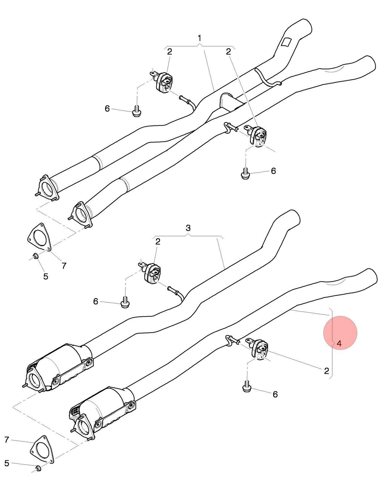12-17 BENTLEY CONTINENTAL GT GTC 6.0L W12 MIDDLE EXHAUST DOWNPIPE ASSEMBLY OEM
