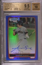 2012 Bowman Chrome Prospects Blue Refractor 99/150 Andrew Susac BGS 9.5 Auto 0p3