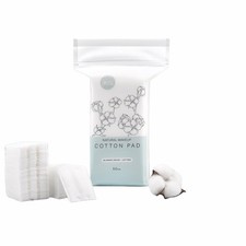 50-Pack 100 Pure Cotton Makeup Remover Pads Soft, Hypoallergenic Lint-Fr...