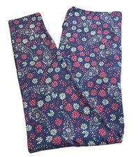 LuLaRoe Leggings TC Tall Curvy Floral PURPLE Colorful EASTER DAISY Soft Casual