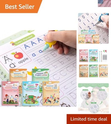 Magical Handwriting Workbooks Handwriting Practice Copybook Aid Magic Pen Reu...