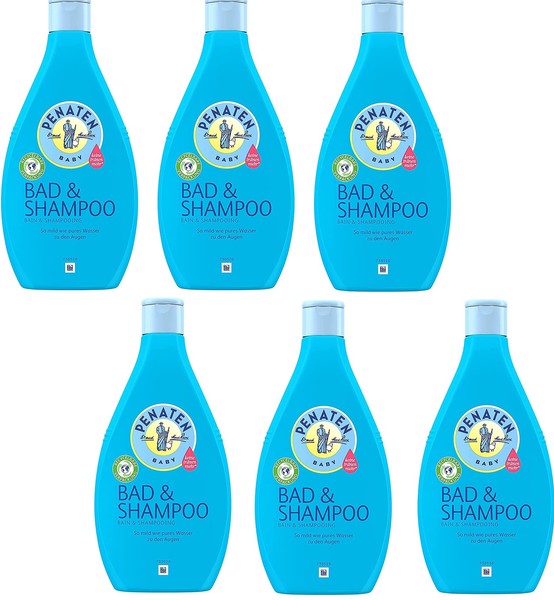 Penaten Bad & Shampoo Sanfte Pflege Babyhaut 6X 400Ml-image