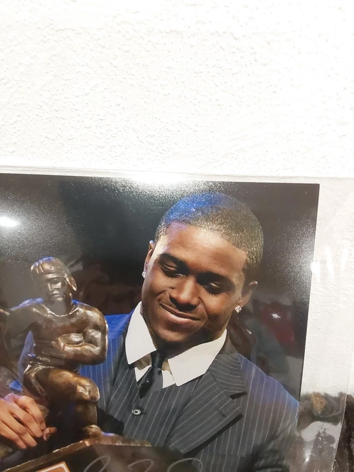 ФОТОГРАФИЯ РЕГГИ БУШ С АВТОГРАФОМ 8X10 USC TROJANS HEISMAN TROPHY GTSM СЕРТИФИКАТ ПОДЛИННОСТИ - Изображение 3 из 4