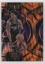 2023-24 Panini Select Premier Level Orange Flash Prizm Colby Jones #132 12u8
