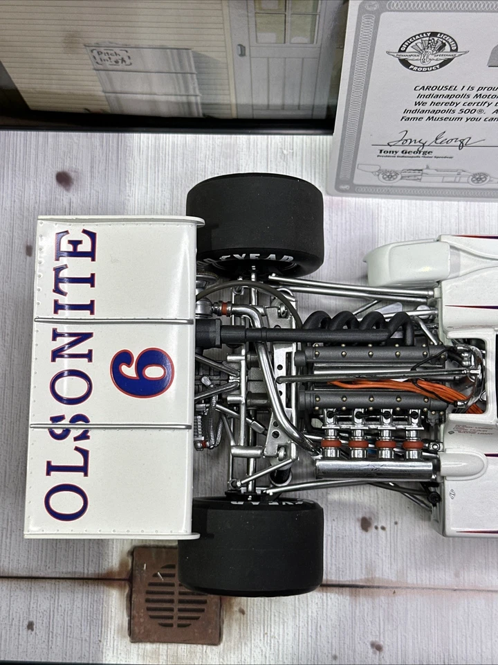 Carousel 1 1:18 Diecast #4706 AAR Eagle #6 Bobby Unser 1972 Indy 500 Pole - Image 4 of 4