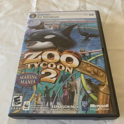 Zoo Tycoon 2 Marine Mania Expansion Pack PC Game CD ROM