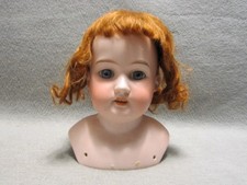 Antique Armand Marseille Shoulder Head Doll 370 AM 6 Stationary Eyes