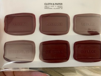 Cloth & Paper Wax Seal Stickers from March sub box
