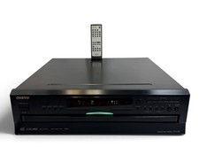 ONKYO DX-C390 BLACK 6 DISC CD CHANGER/PLAYER COMPLETE WITH REMOTE  TESTED  