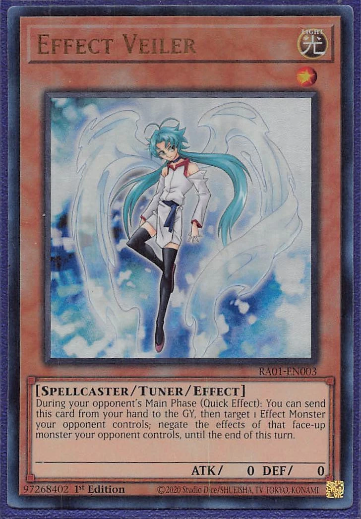 Effect Veiler Yu-Gi-Oh! TCG Ultimate Rare Individual Collectible