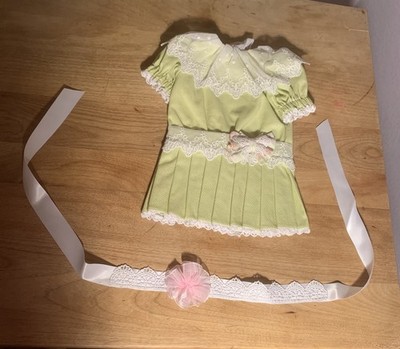 American Girl Doll Seamstress Made Drop Waist Dress Samantha Claudie Rebecca