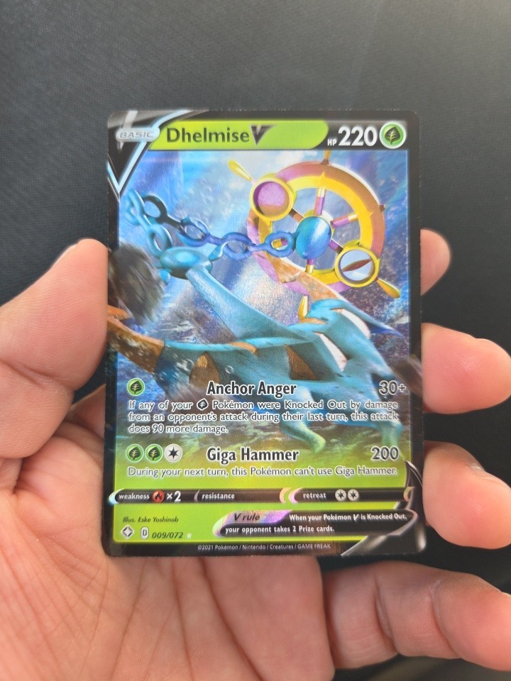 Pokémon TCG Pokémon Dhelmise V 009/072  shining fates ultra rare