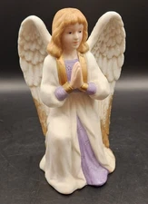 Rare 1980s Home Interiors Bisque Porcelain Angel - Perfect Christmas Nativity