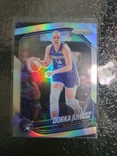 2025 WNBA Prizm Dorka Juhasz Silver Cracked Ice Prizm Card #109