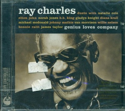 Ray Charles - Genius Loves Company Norah Jones/Diana Krall/Van Morrison Cd Vg