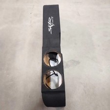 USED EMPTY DUAL 8" SUB ENCLOSURE - FITS 2014-2018 CHEVY SILVERADO CREW CAB