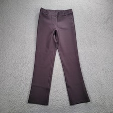 QUINCE Pants Womens Size SMALL Gray Ponte Straight Leg Mid Rise w/ 26" Inseam
