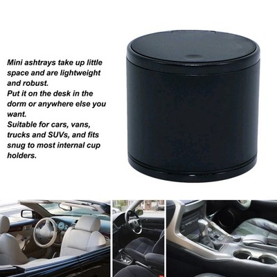 Multifunktionaler Mini-Auto-Aschenbecher Mit Rußschutz Abnehmbarem Deckel Und D