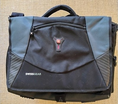 WENGER SwissGear Umhänge-Laptoptasche Schwarz-grau 17 Zoll