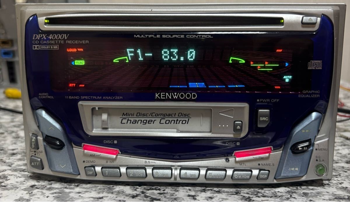 JVC Kenwood DPX-4000V Car Stereo Receiver Unit Used Tested Working